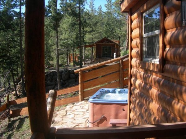 Cabins with Hot-tub Ruidoso NM Charlie Cabin Lincoln National Forest
